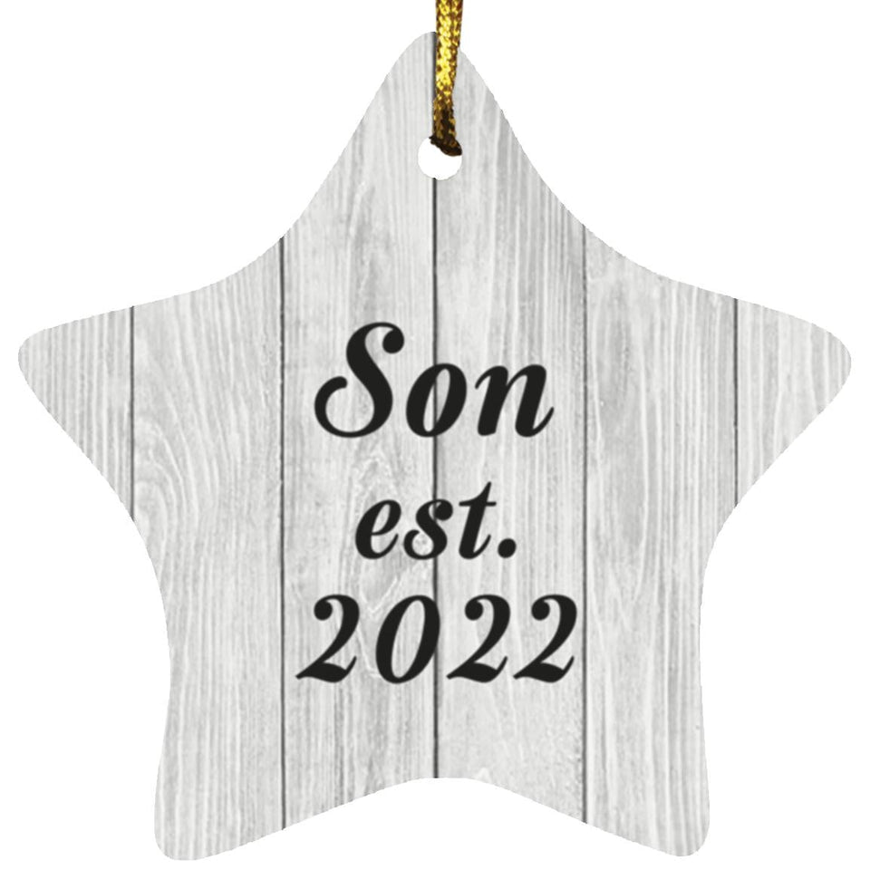 Son Established Est. 2022 - Star Ornament F