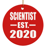 Scientist Established EST. 2020 - Circle Ornament