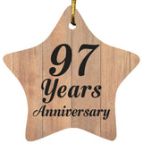 97th Anniversary 97 Years Anniversary - Star Ornament C
