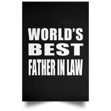 World's Best Father In Law - Poster Portrait
