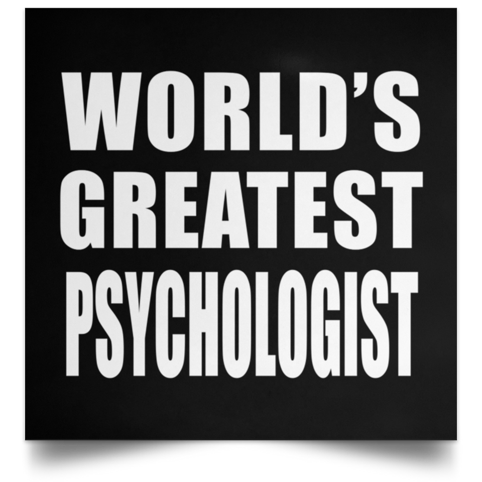 World's Greatest Psychologist - Poster Square