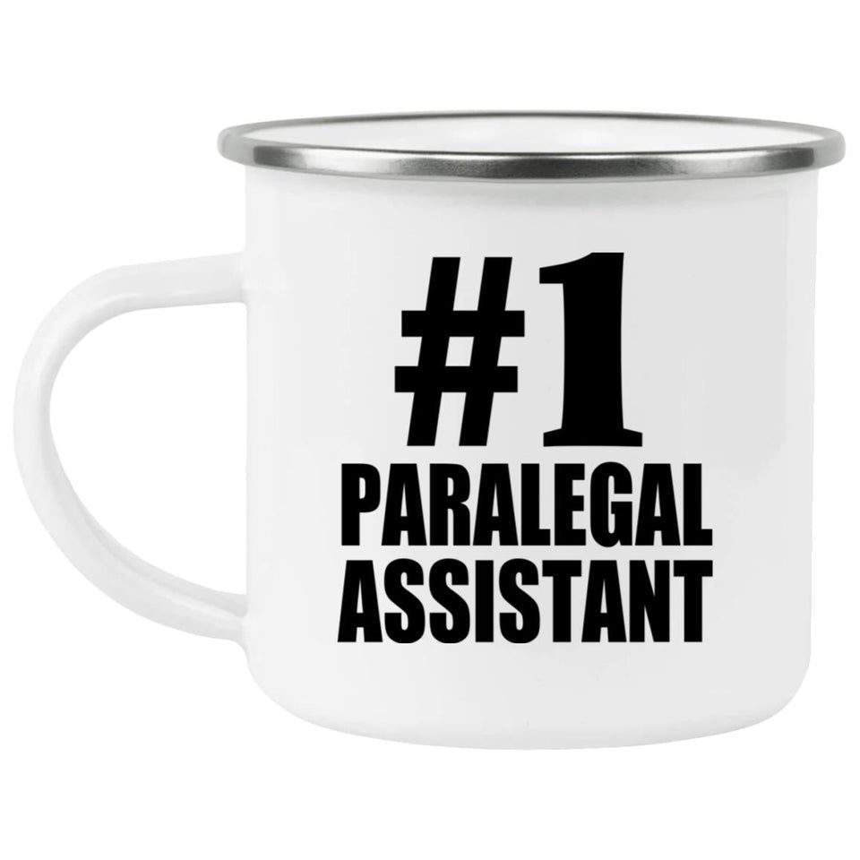 Number One #1 Paralegal Assistant - 12oz Camping Mug