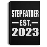 Step Father Established EST. 2023 - Canvas Portrait