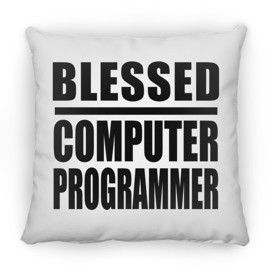 Blessed Computer Programmer - Throw Pillow