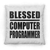 Blessed Computer Programmer - Throw Pillow