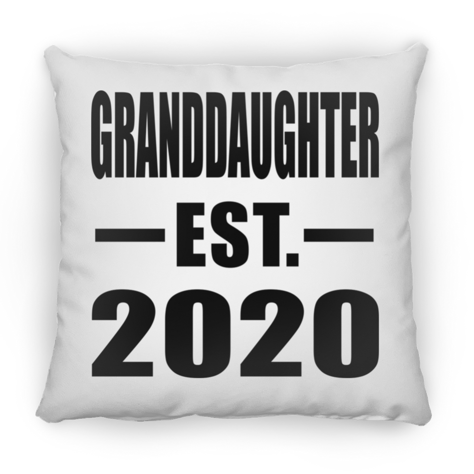 Granddaughter Established EST. 2020 - Throw Pillow