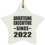 Advertising Executive Since 2022 - Star Ornament