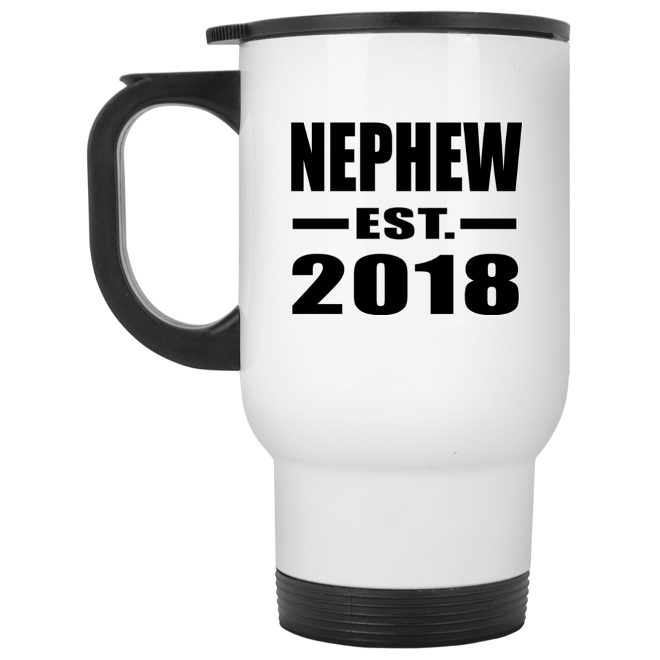 Nephew Established EST. 2018 - White Travel Mug