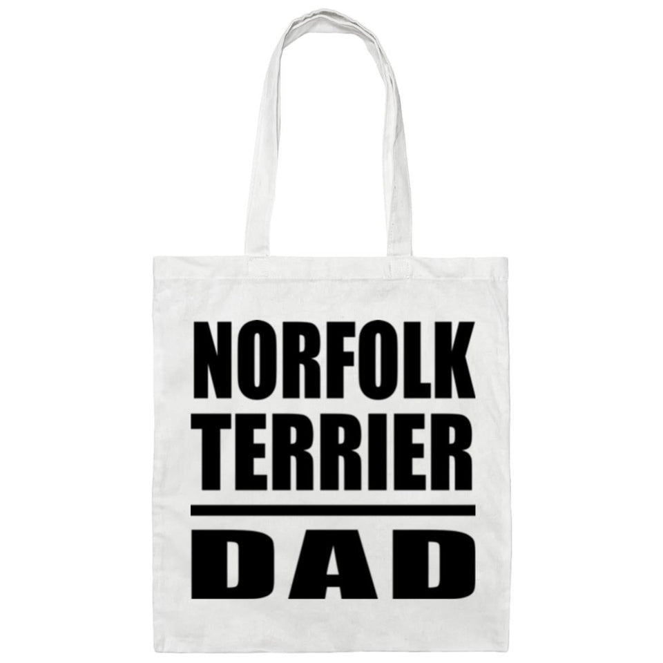 Norfolk Terrier Dad - Tote Bag White