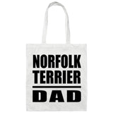 Norfolk Terrier Dad - Tote Bag White