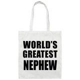 World's Greatest Nephew - Tote Bag White