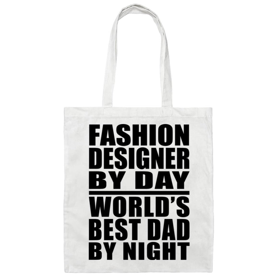 Fashion Designer By Day World's Best Dad By Night - Tote Bag White