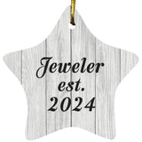 Jeweler Established Est. 2024 - Star Ornament F