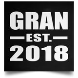 Gran Established EST. 2018 - Poster Square