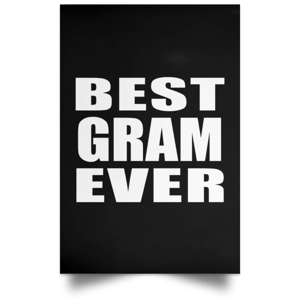 Best Gram Ever - Poster Portrait
