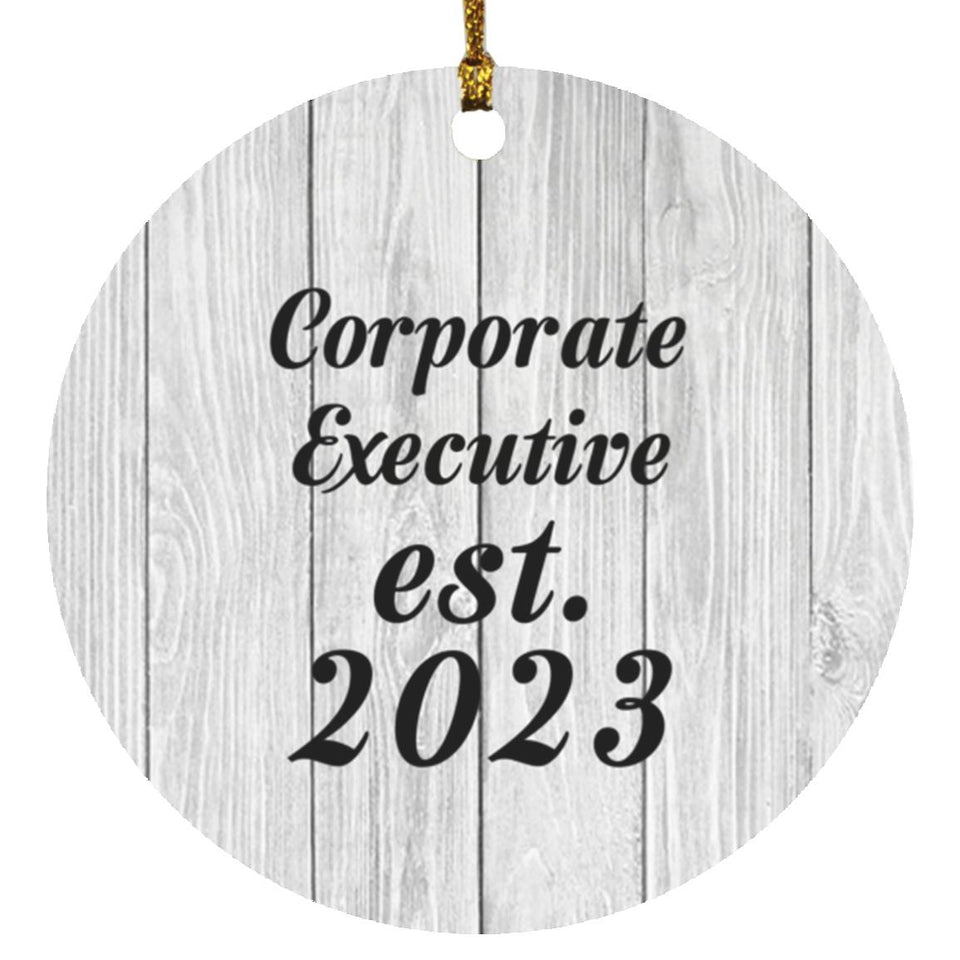 Corporate Executive Established Est. 2023 - Circle Ornament F