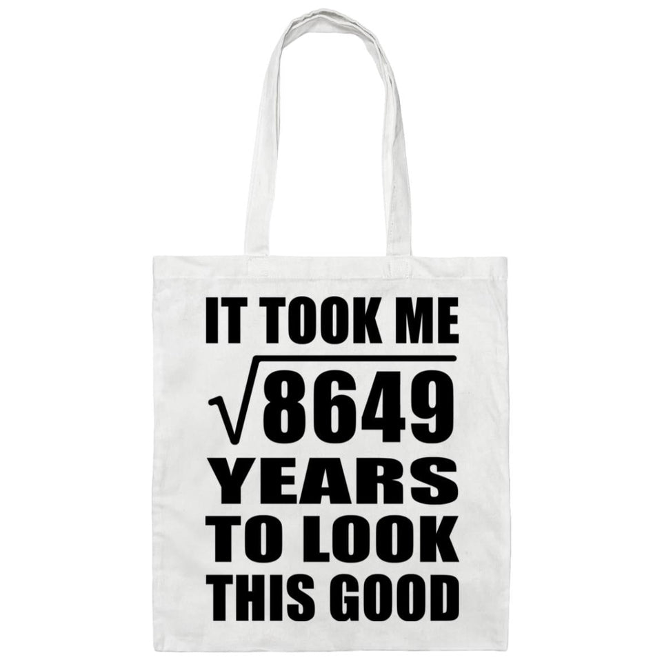 93rd Birthday Took Square Root of 8649 Years To Look Good - Tote Bag White