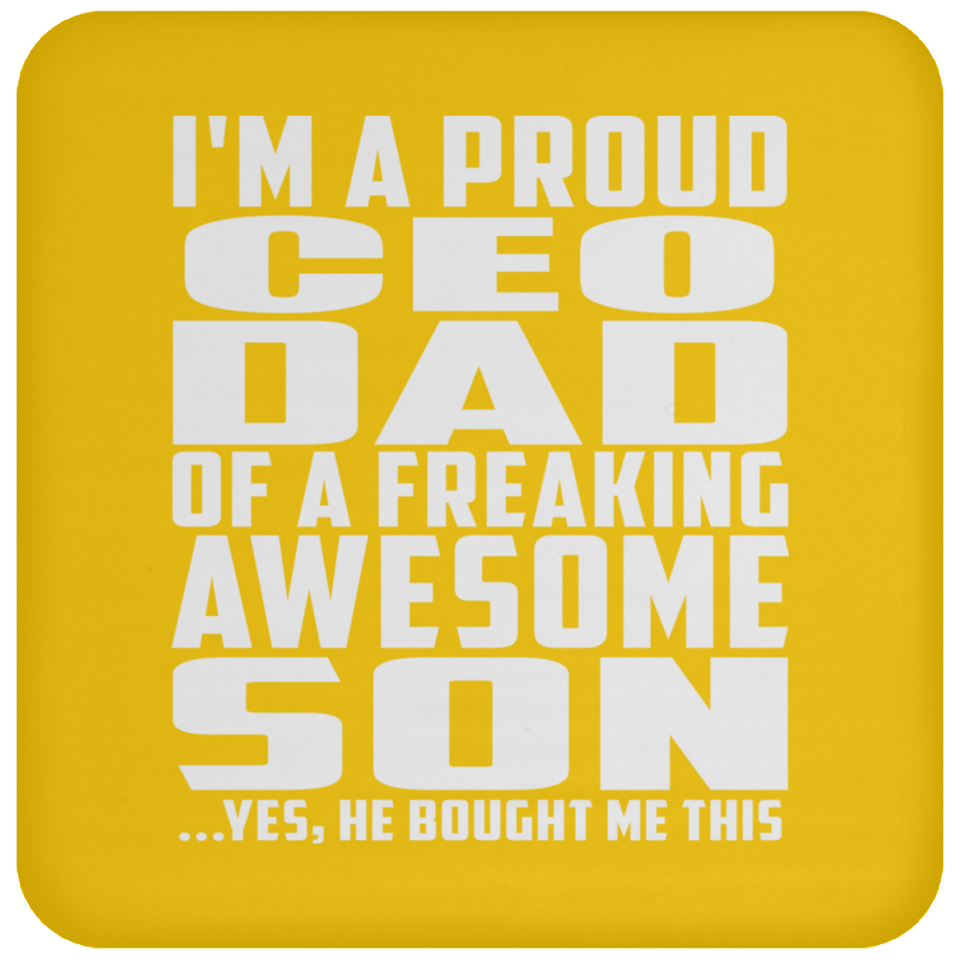 Proud CEO Dad Of Awesome Son - Drink Coaster