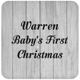Warren Baby's First Christmas - Drink Coaster F