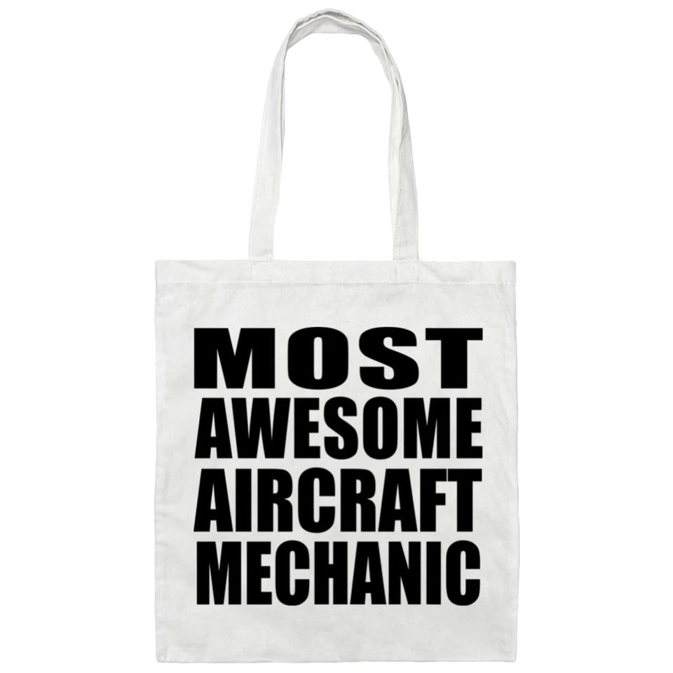 Most Awesome Aircraft Mechanic - Tote Bag White