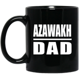 Azawakh Dad - 11oz Coffee Mug Black