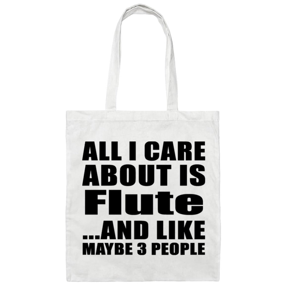 All I Care About Is Flute - Tote Bag White