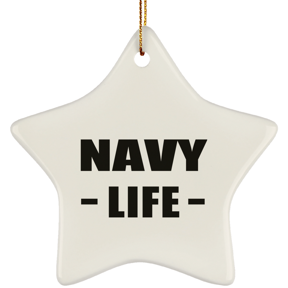 Navy Life - Star Ornament