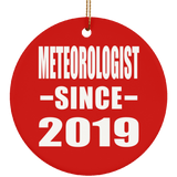 Meteorologist Since 2019 - Circle Ornament