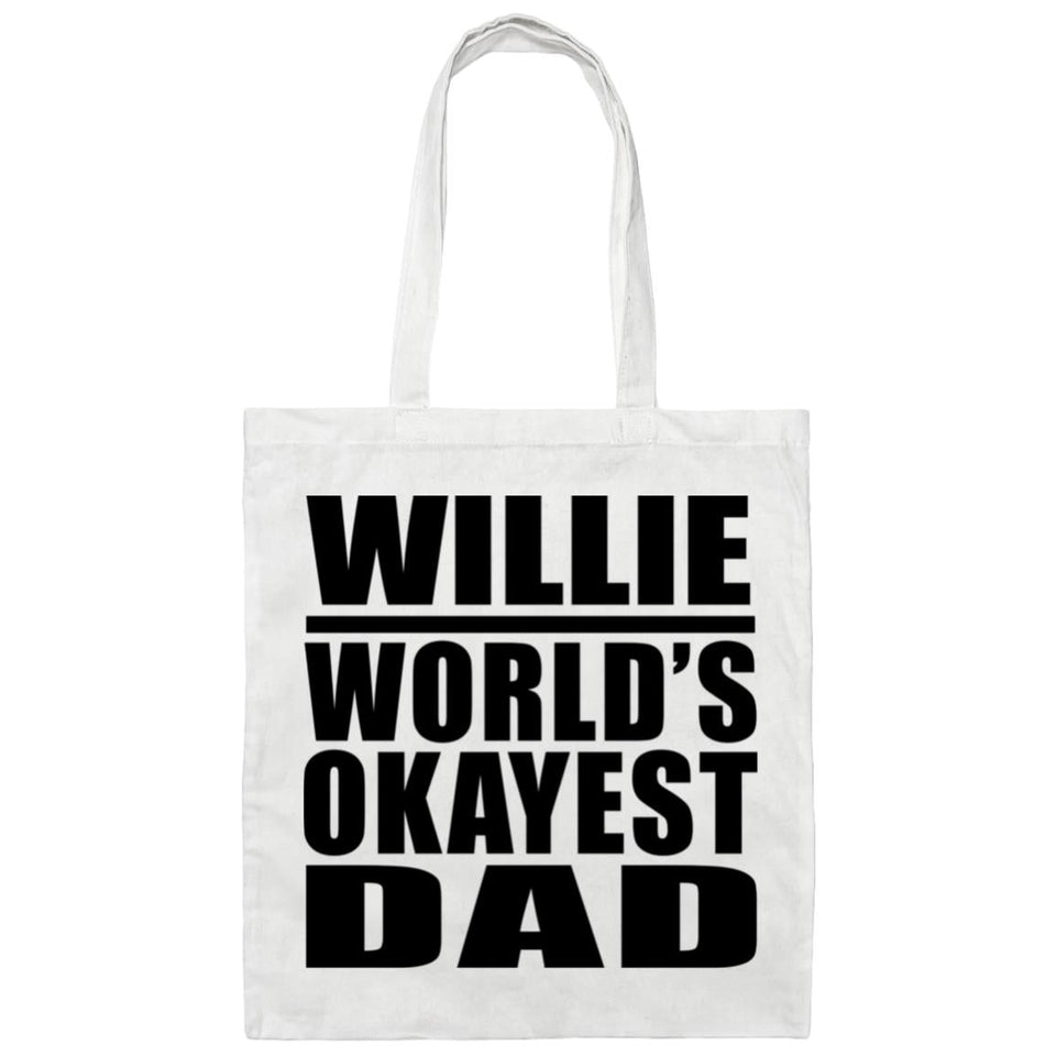 Willie World's Okayest Dad - Tote Bag White