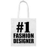 Number One #1 Fashion Designer - Tote Bag White