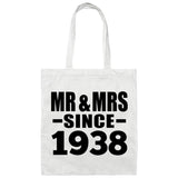 86th Anniversary Mr & Mrs Since 1938 - Tote Bag White