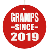 Gramps Since 2019 - Circle Ornament