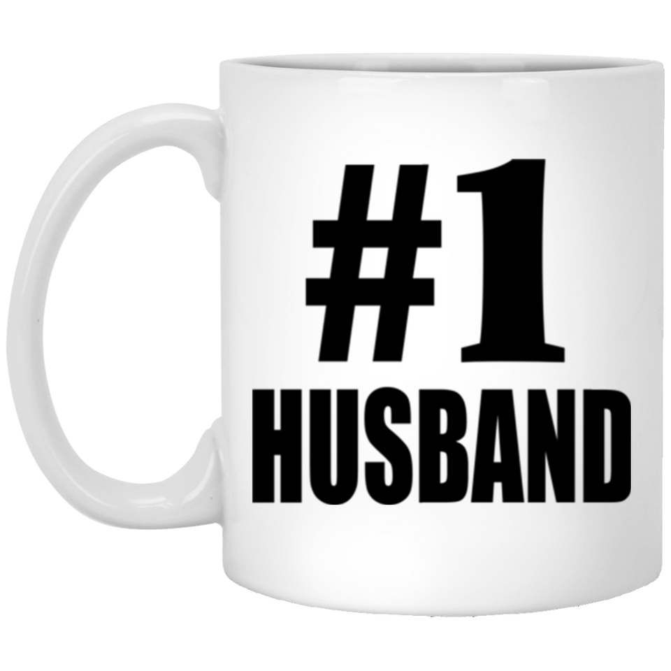 Number One #1 Husband - 11 Oz Coffee Mug