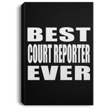 Best Court Reporter Ever - Canvas Portrait