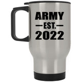 Army Established EST. 2022 - Silver Travel Mug