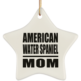 American Water Spaniel Mom - Star Ornament