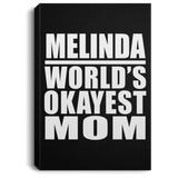 Melinda World's Okayest Mom - Canvas Portrait