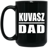 Kuvasz Dad - 15oz Coffee Mug Black