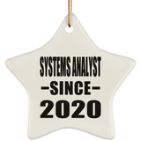 Systems Analyst Since 2020 - Star Ornament
