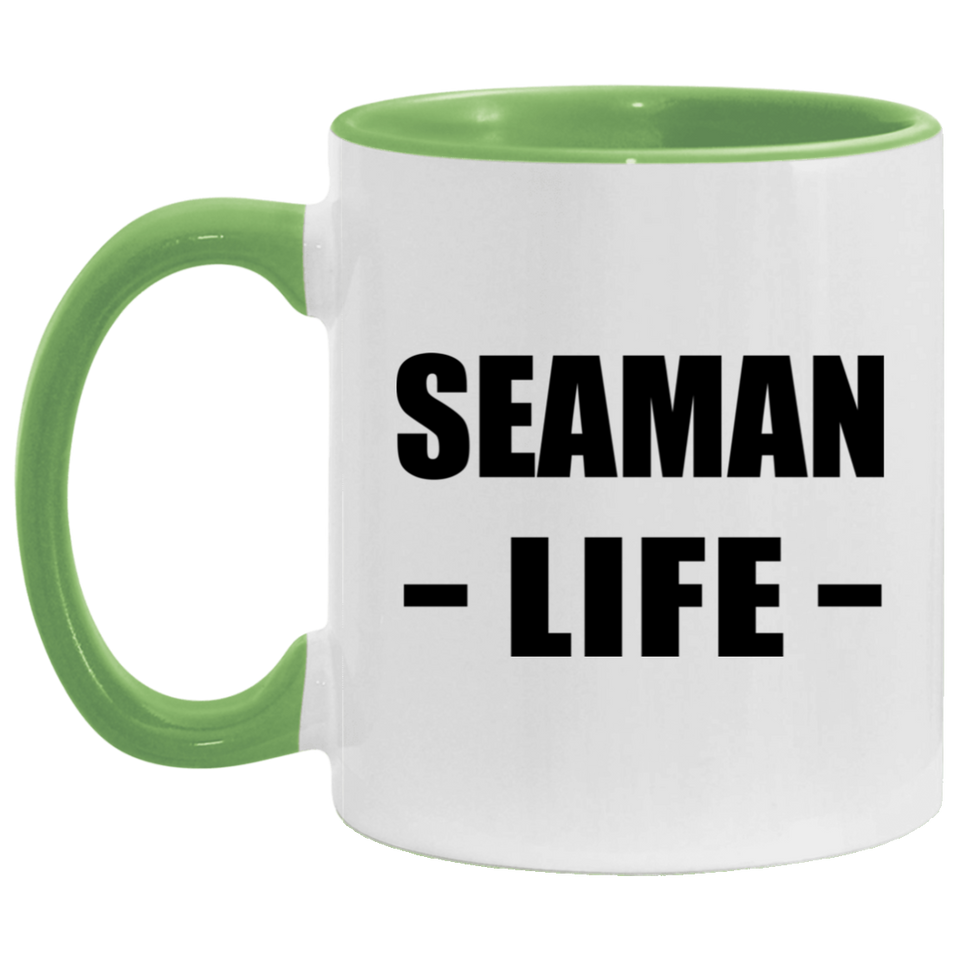 Seaman Life - 11oz Accent Mug Green