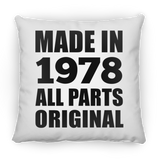 46th Birthday Made in 1978 All Parts Original - Throw Pillow