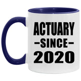 Actuary Since 2020 - 11oz Accent Mug Purple