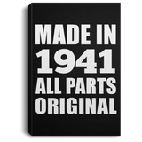 83rd Birthday Made in 1941 All Parts Original - Canvas Portrait