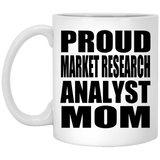 Proud Market Research Analyst Mom - 11oz Coffee Mug