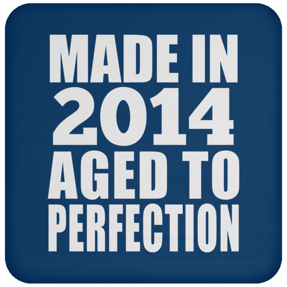 9th Birthday Made In 2014 Aged to Perfection - Drink Coaster
