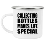 Collecting Bottles Makes Life Special - 12oz Camping Mug