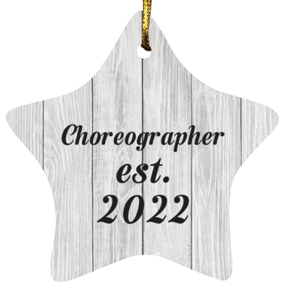 Choreographer Established Est. 2022 - Star Ornament F