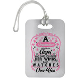 Grandmother Is An Angel Takes You Under Her Wings - Luggage Bag Tag