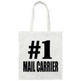 Number One #1 Mail Carrier - Tote Bag White
