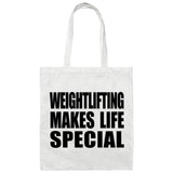 Weightlifting Makes Life Special - Tote Bag White